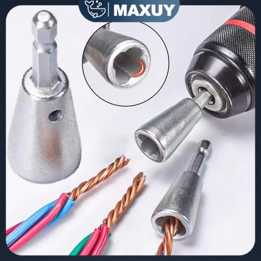 Alat Pemutar Kabel Mata Bor Wire Twister Twisting Listrik Wire Stripping Fast Twister Tool Kabel Kon