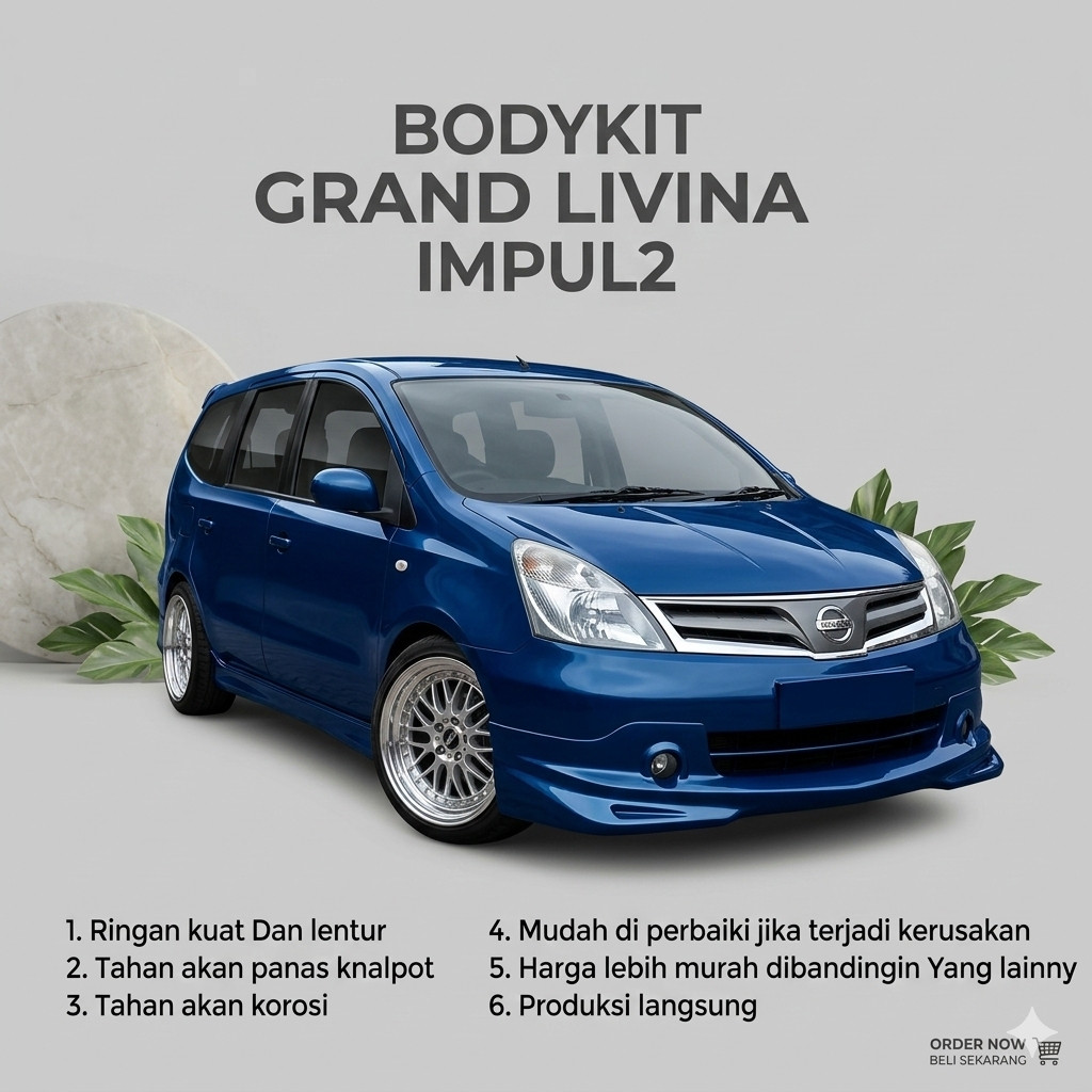 cicilan 0% BODYKIT grandlivina bodykit grand livina 2006-2011 impul2