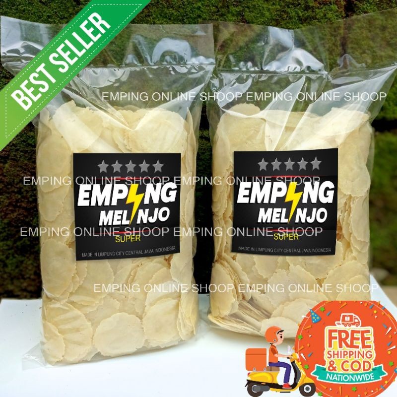 (1Kg SUPER) EMPING BLINJO MENTAH ASLI KHAS LIMPUNG
