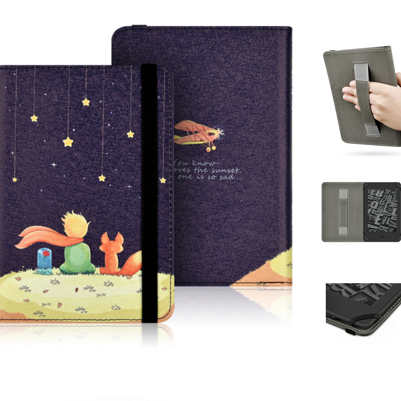 Universal Cute Cover for Sony Reader PRS PRS-T3 T2 T1 Prs-T2 Prs-T1 650/600/505 Ritmix RBK-615/675FL