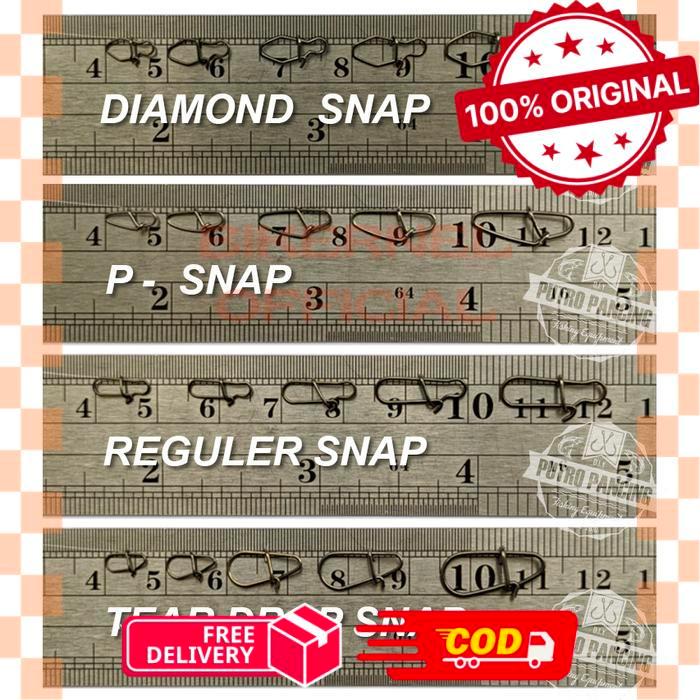 Snap Exodus Fishing Terminal tackle  Exodus Terminal Tackle - 000, Diamond Snap -biken