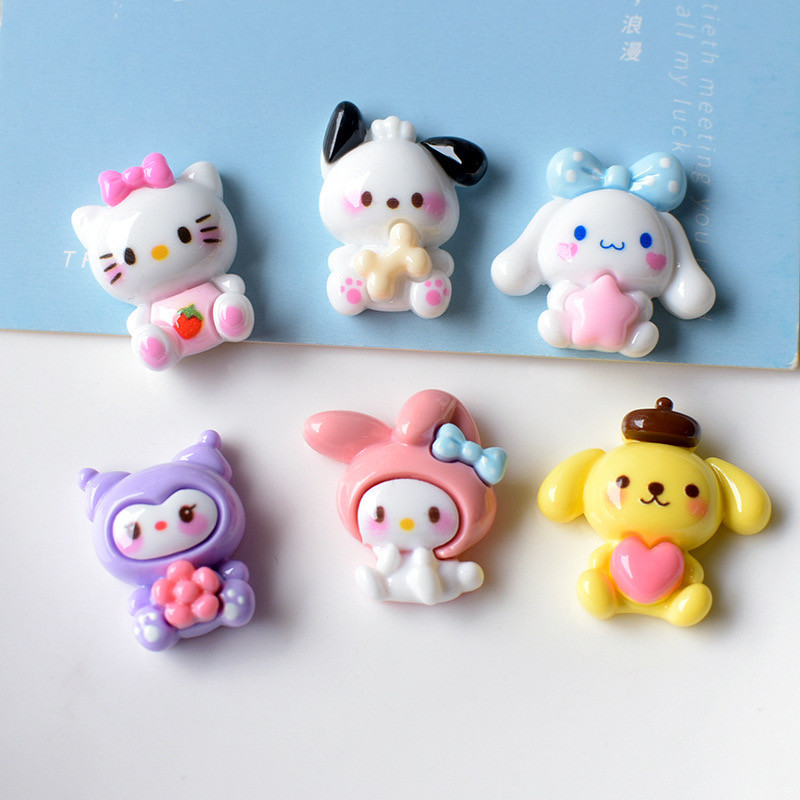Stiker 3D Lucu Stiker Botol Minum HP Karakter Kuromi Cinnamoroll Melody
