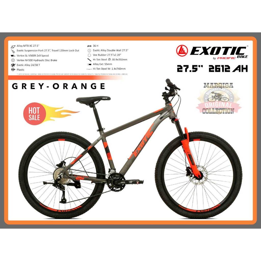 PROMO PUNCAK 8-8  (GARANSI UANG KEMBALI KLAU ADA RUSAK ATAU TIDK SESUAI) Sepeda Gunung MTB 27,5 Inch
