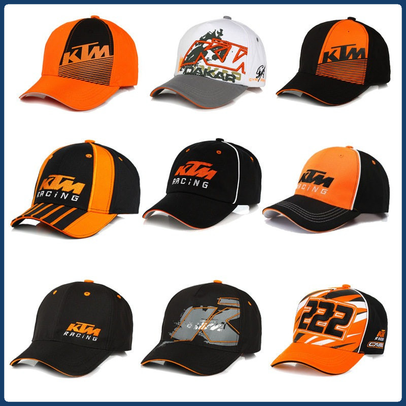 Topi baseball KTM, topi balap motor, topi pelindung matahari untuk aktivitas luar ruangan dan jalana
