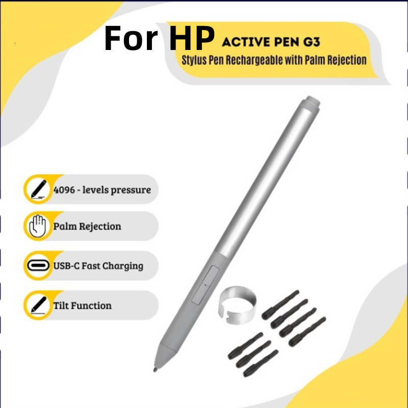 Reargeable Active Pen G3 for HP Elite Dragonfly, EliteBook x360 830  & Elite x2 EliteBook x360 1040 