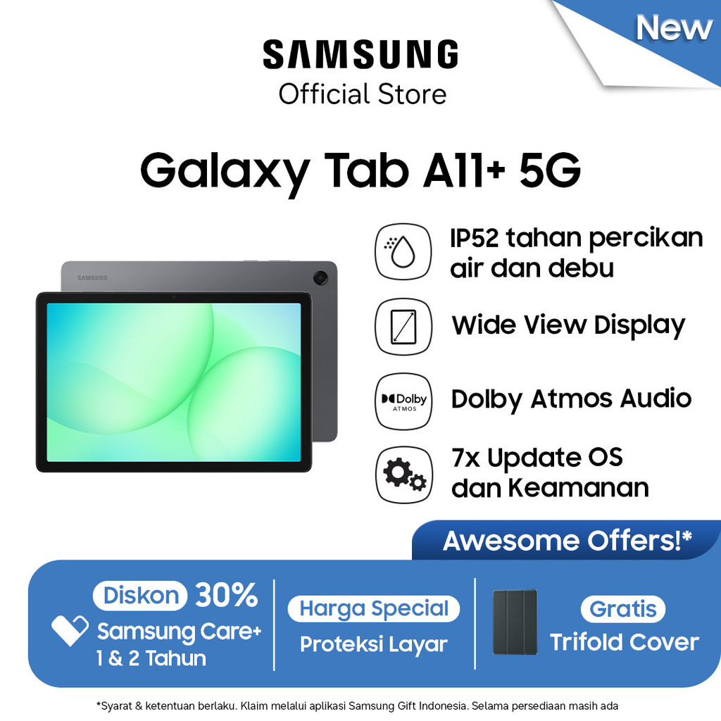 Samsung Galaxy Tab A11+ 5G 6/128 - Gray
