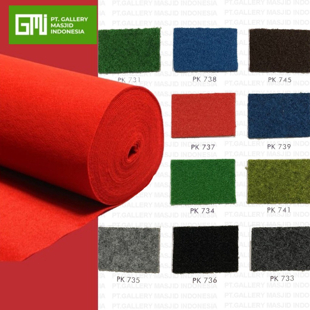 Karpet Meteran Polos MURAH PLANET Tebal 3mm