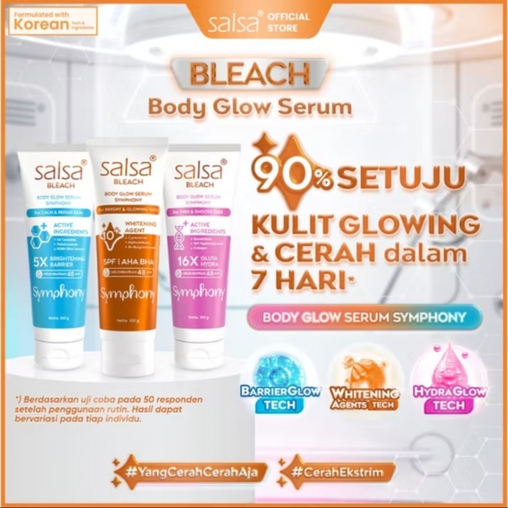 SALSA Body B.L.E.A.C.H - Body Glow Serum Symphony 100gr