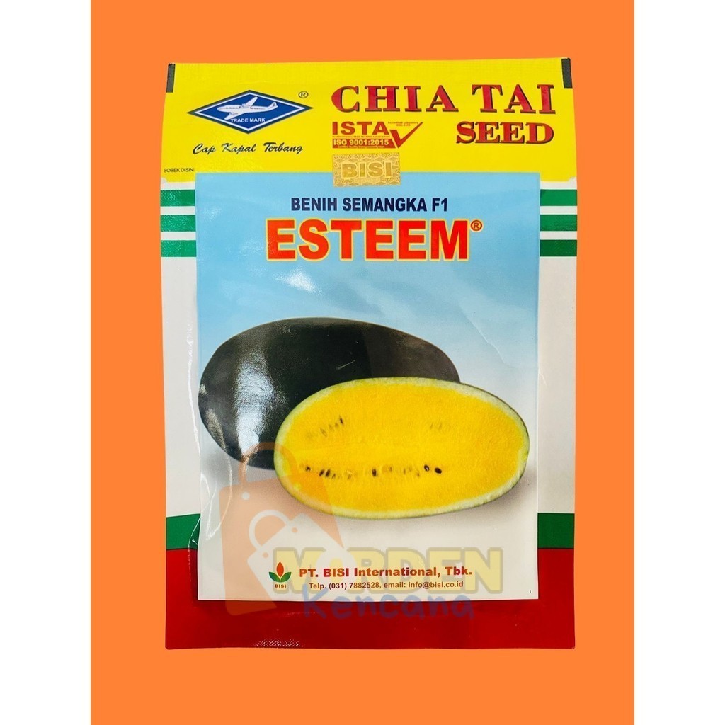 Benih Semangka Kuning varietas ESTEEM berat 20 gr Cap Kapal Terbang