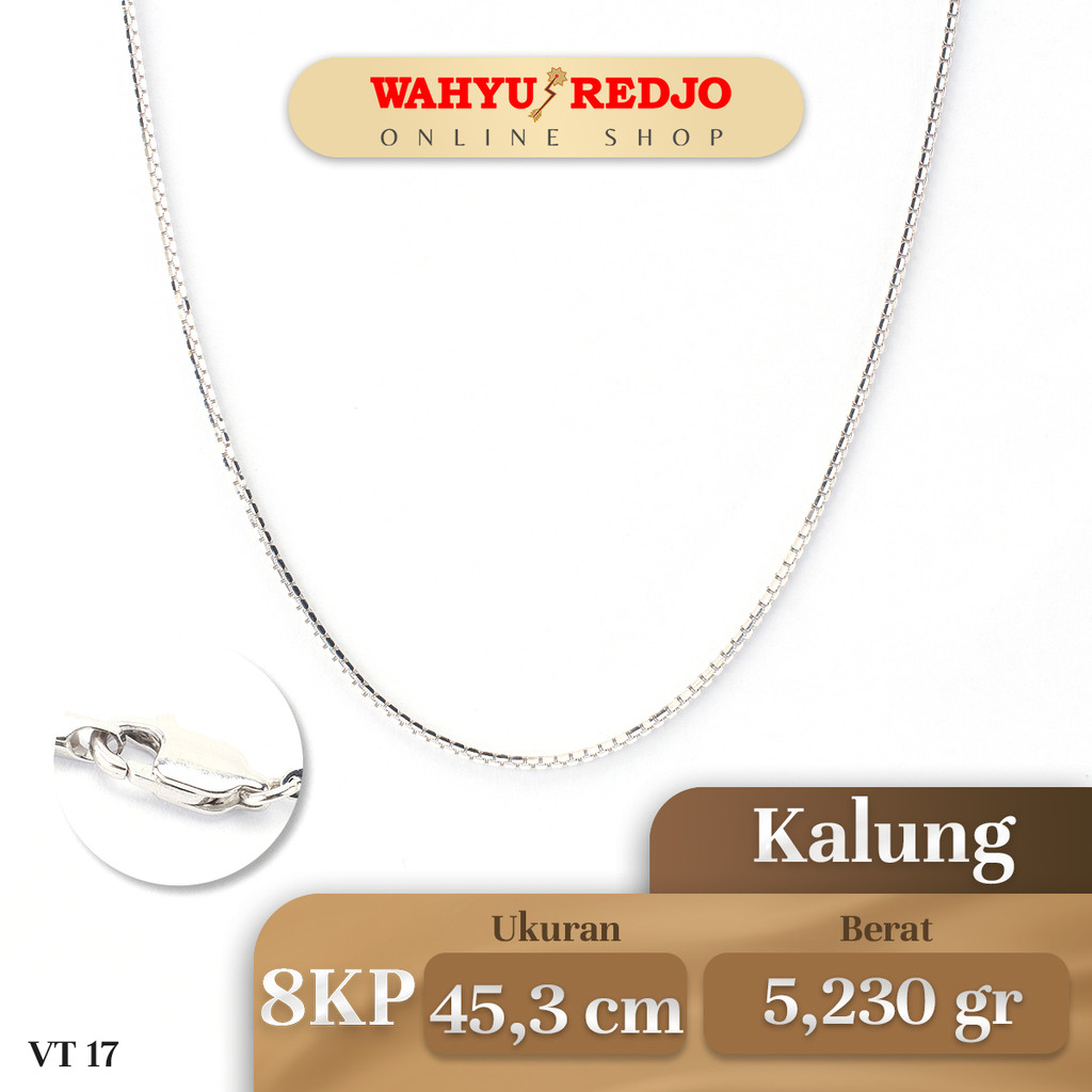 Kalung Emas Putih Kadar 8K Wahyu Redjo KL-8KP 29965657