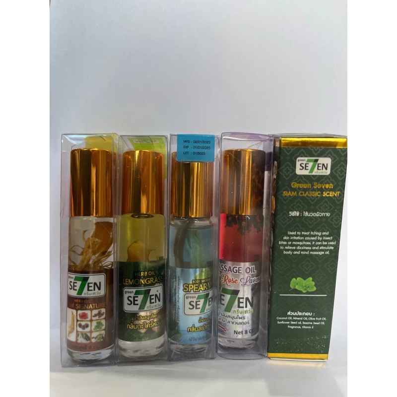 GREEN SE7EN SEVEN OIL MINYAK THAILAND ORIGINAL
