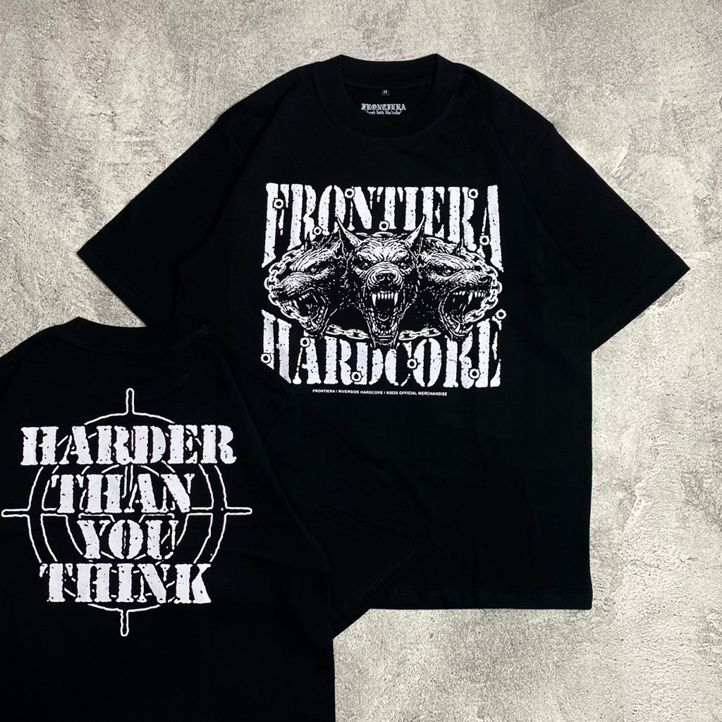 <COD> Frontiera Hardcore - Kaos Katun Ukuran M-XXL