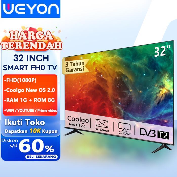 Weyon Sakura Smart TV 43 Inch 32 Inch FHD Ready LED Digital TV Smart Televisi - varian