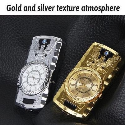 Korek Api Las+Jam Korek Jam Korek Unik Souvenir Antik dan Elegan/Korek - Gold