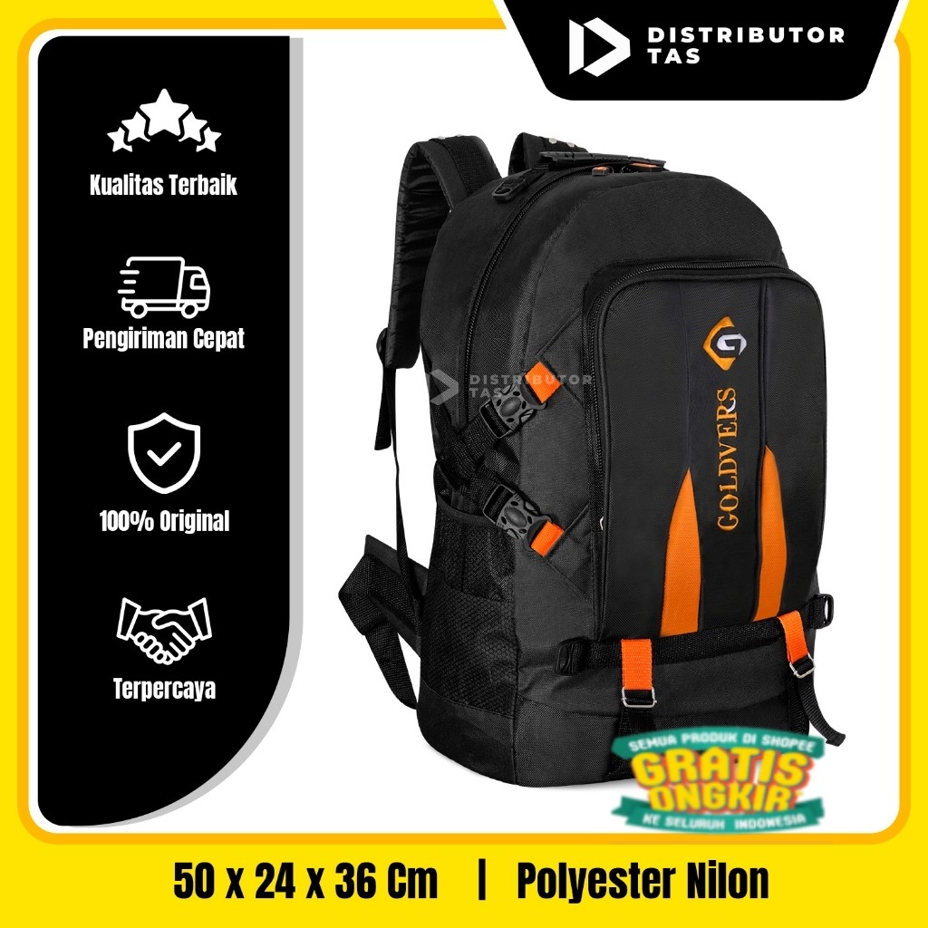 Tas Ransel Jumbo Pria Tas Mudik Tas Ransel Travel Tas Ransel 60 Liter Tas Pakaian Tas Jumbo Serbagun