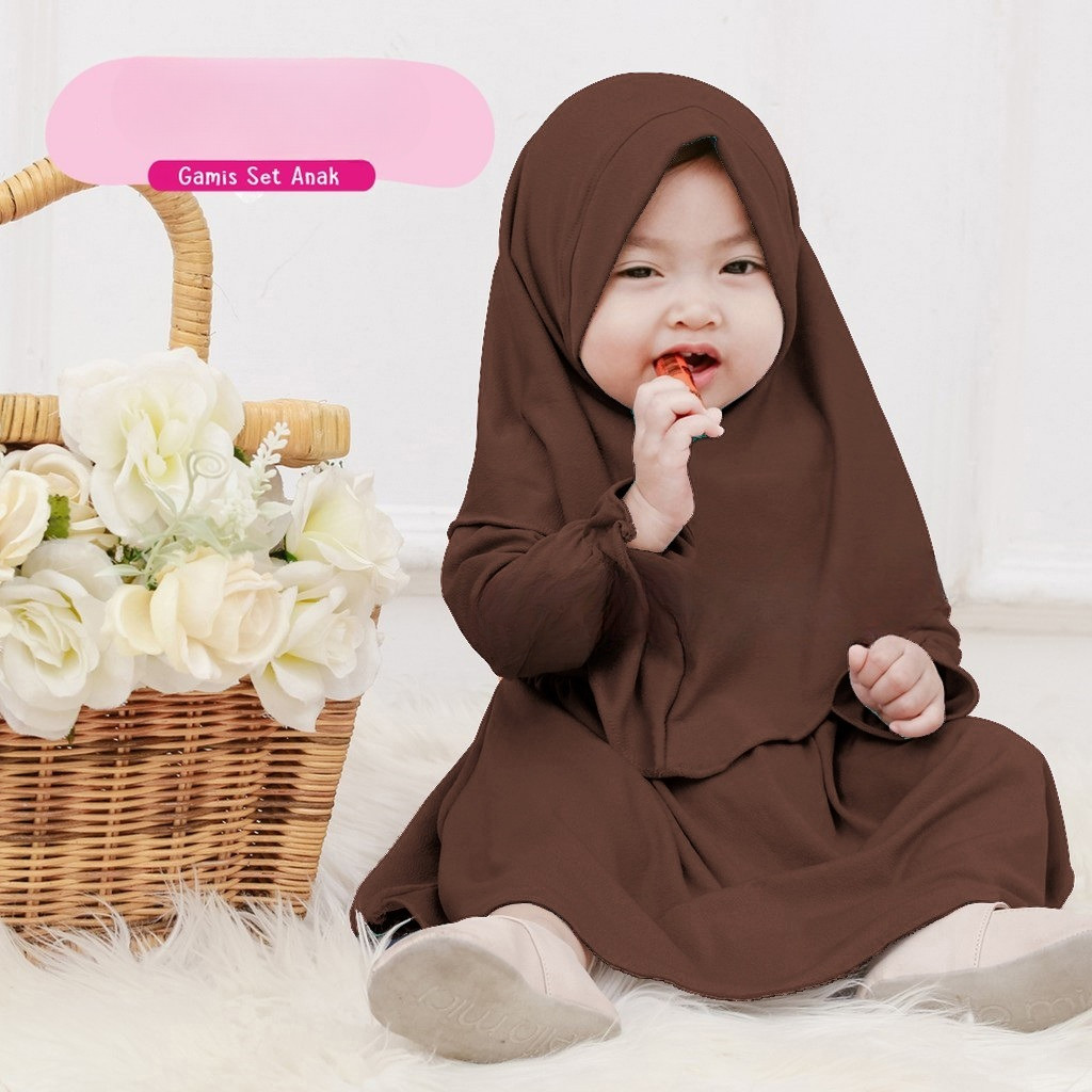 Gamis Bayi Perempuan 0-3 Tahun Baju Muslim Anak Bayi Perempuan Newborn 0 6 bulan 6 12 bulan