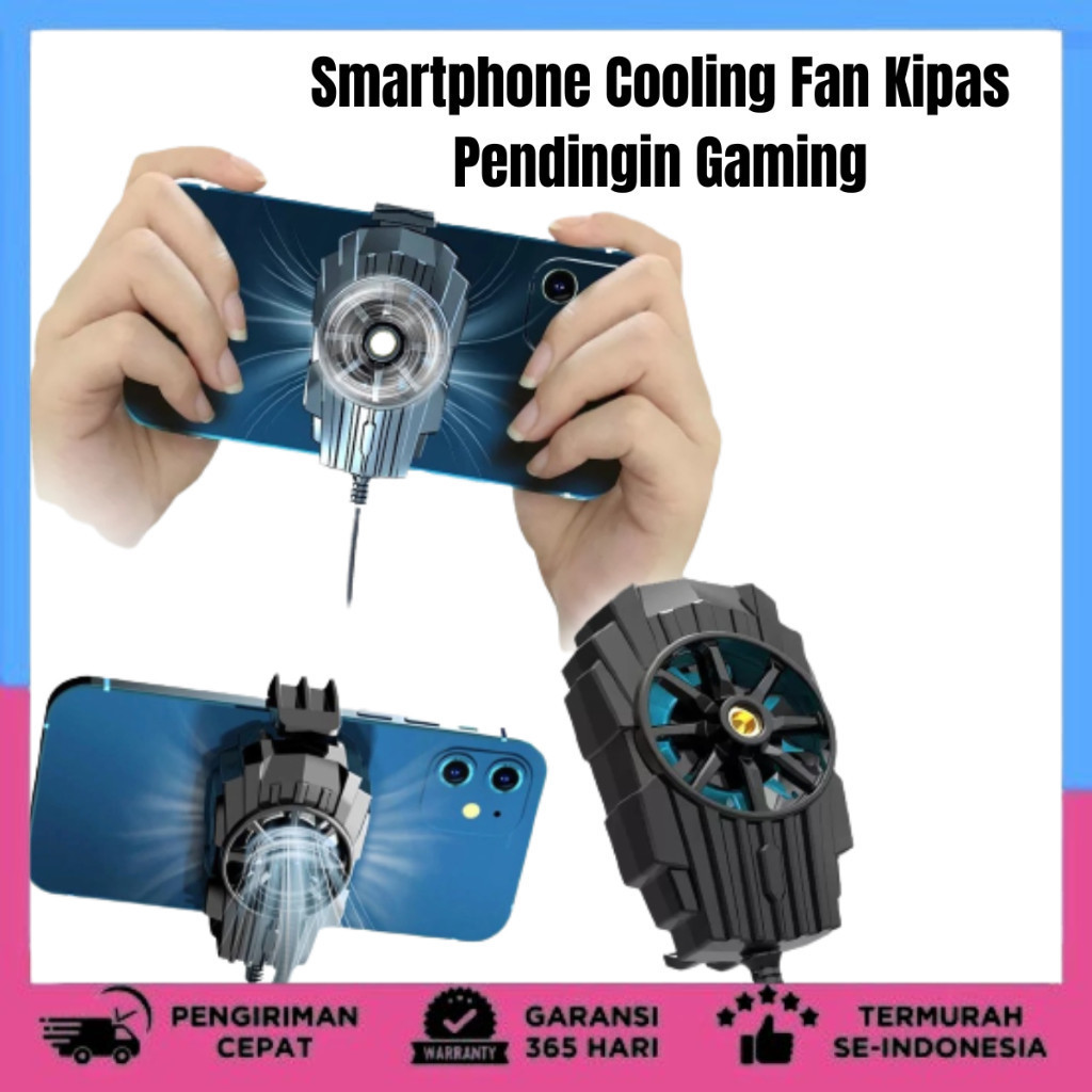 Pendingin hp Gaming Cooler Mobile Phone Game Cooling pad cooler hp cooler handphone kipas hp pending