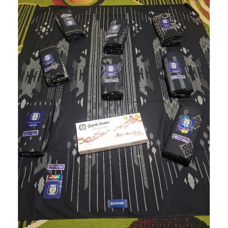 FICIEKUNZEX Gajah Duduk Asia Kembang BLACK SERIES & Warna