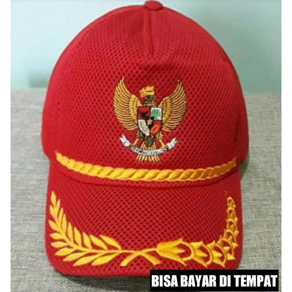 TOPI JARING GARUDA PREMIUM/TOPI LURAH,CAMAT,PNS MAUPUN PEMDA