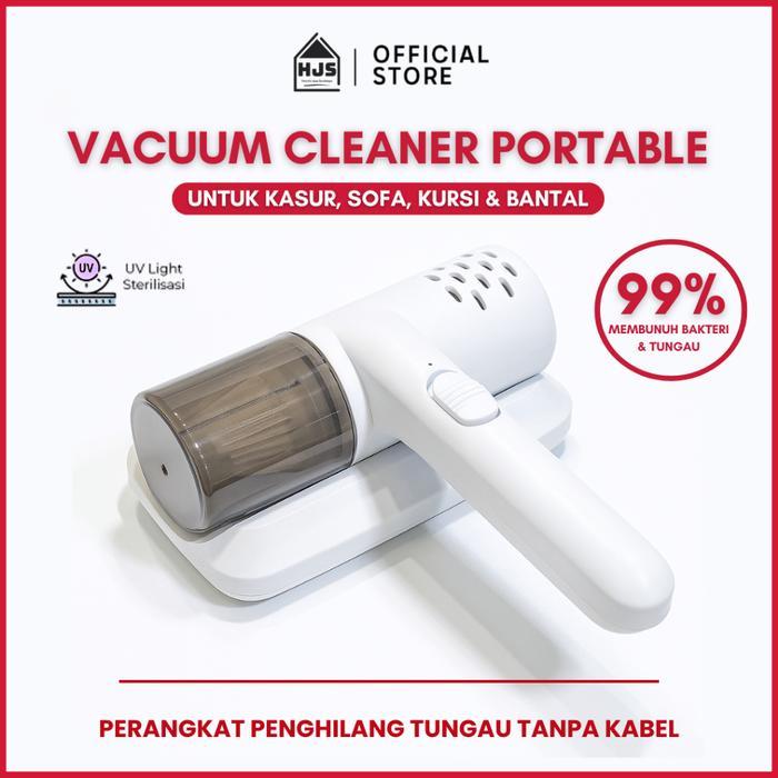 HJS Vacuum Cleaner UV Portable Mini Vakum Penghilang Tungau Bakteri Penyedot Debu Kasur  Pembersih k