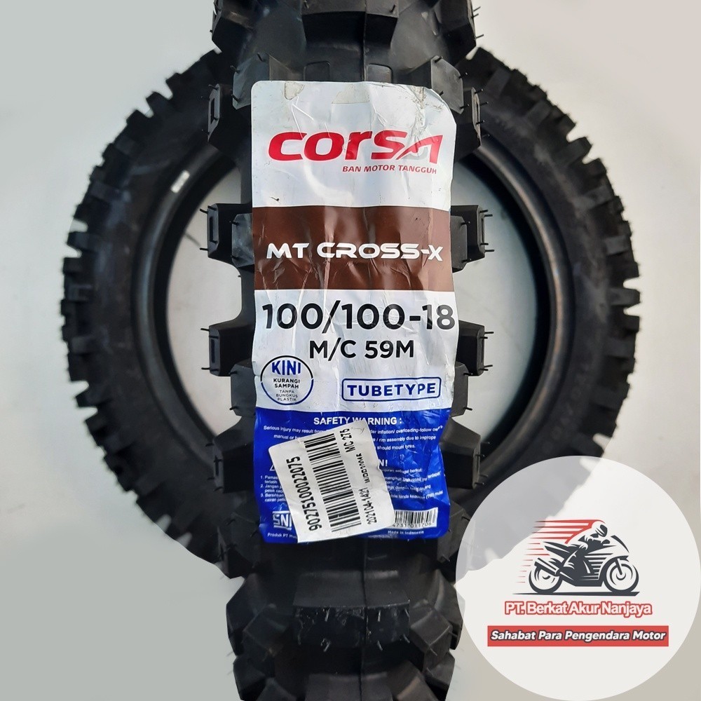 Ban Motor Trail Corsa MT Cross X 100/100 ring 18 Tubetype