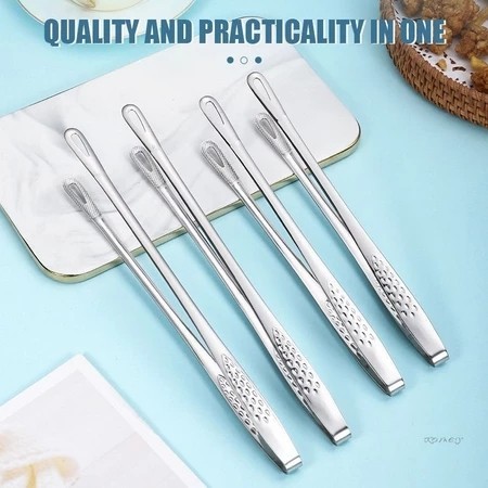 Capitan Stainless Steel Capit Makanan Kue Gorengan Panggangan Grill BBQ Premium Kuat Tahan Lama Ukur