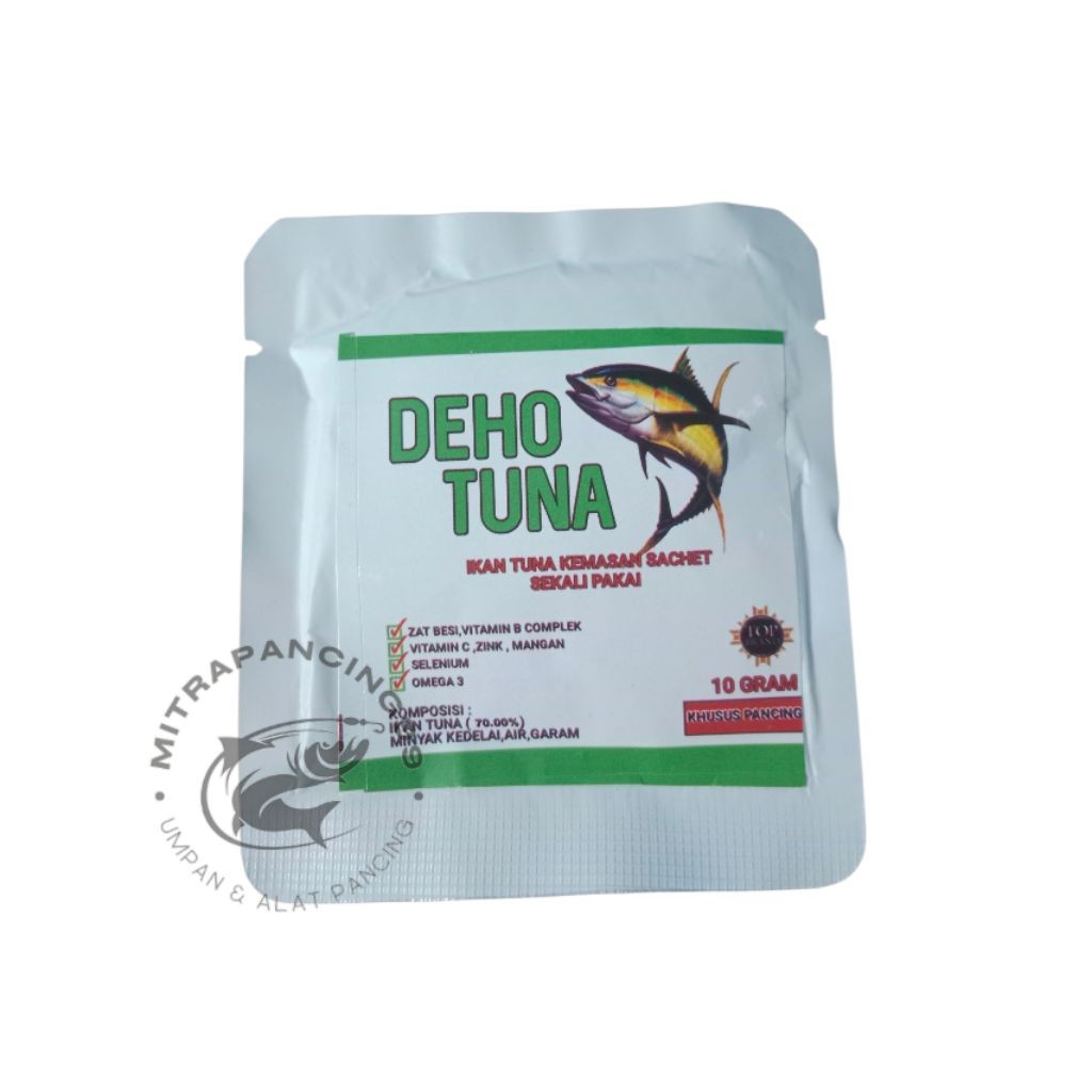 Deho Tuna Sachet 10 Gr - Umpan Ikan Deho Kemasan
