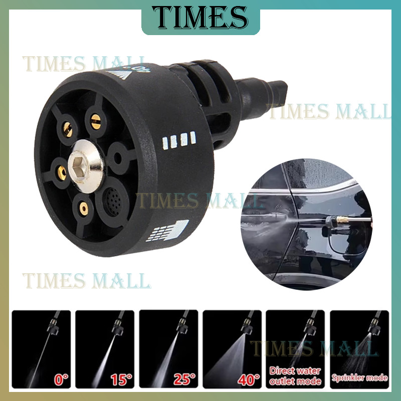 Nozzle 6in1 Sprayer Jet Cleaner / Kepala Semprotan Air Portable