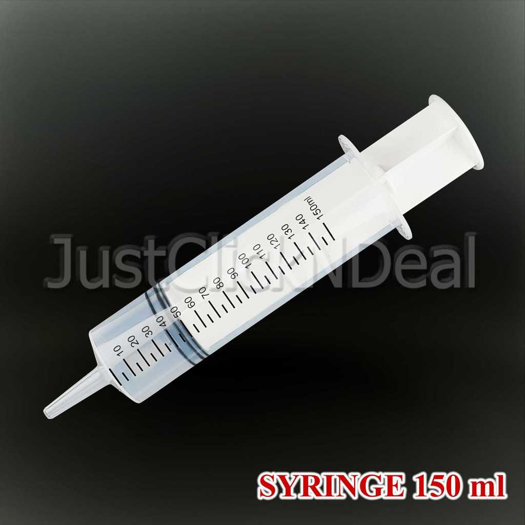 Suntikan Besar 150 ml Syringe Spuit Takaran
