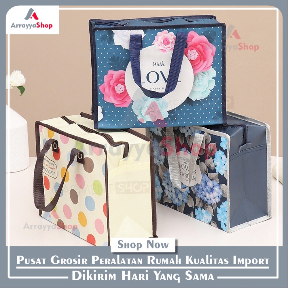 Tas Jinjing Laundry Baju Tas Belanja Tas Kado Kapasitas Besar Hand Bag Serbaguna Murah Bagus [Arrayy