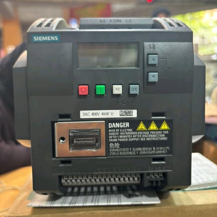 INVERTER 4KW SIEMENS SINAMIC V20 6SL3210-5BE24 0UV0 SIEMENS