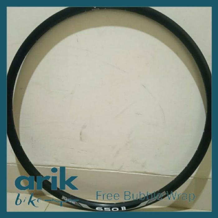 Velg Rims 27.5 27,5 650B 32H 32 H ARAYA Alloy Doue Wall Hitam