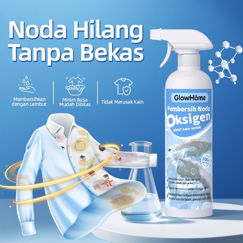 Glow Home Penghilang Noda Semprotan Kuat Serba Guna Untuk Menghilangkan Noda Dan Kuning, Pengembalik