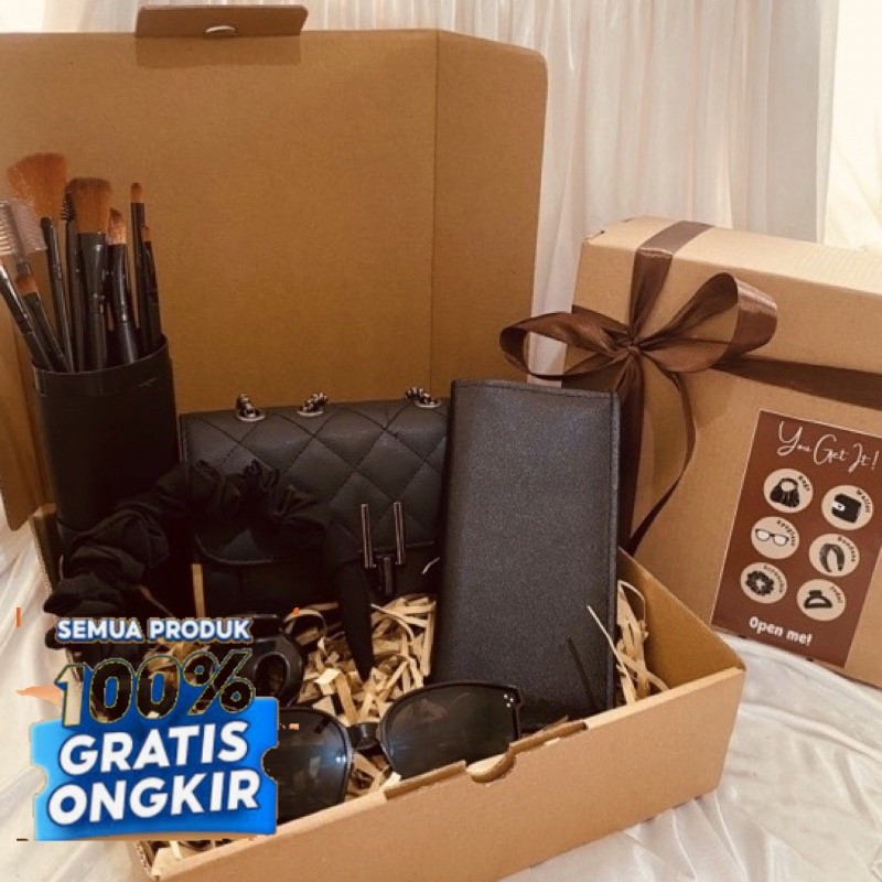 Hampers Cewek | Giftbox Cewek | Hampers Murah | Set hampers | Hampers Cewek/ Ungu Lavender Pink Rose