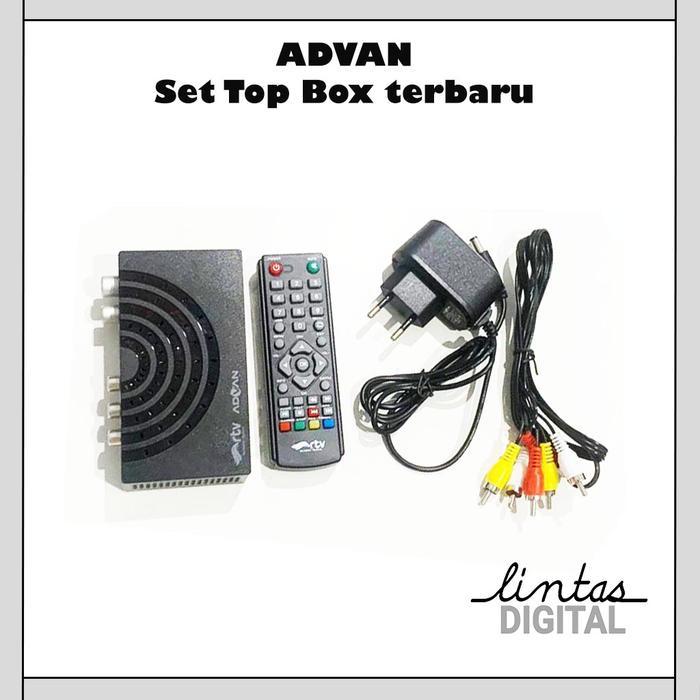 (Aoki Electronic Store) ADVAN DIGIPRO DVBT2 DVB-10KK Kominfo 1080p Set Top Box STB Digital TV