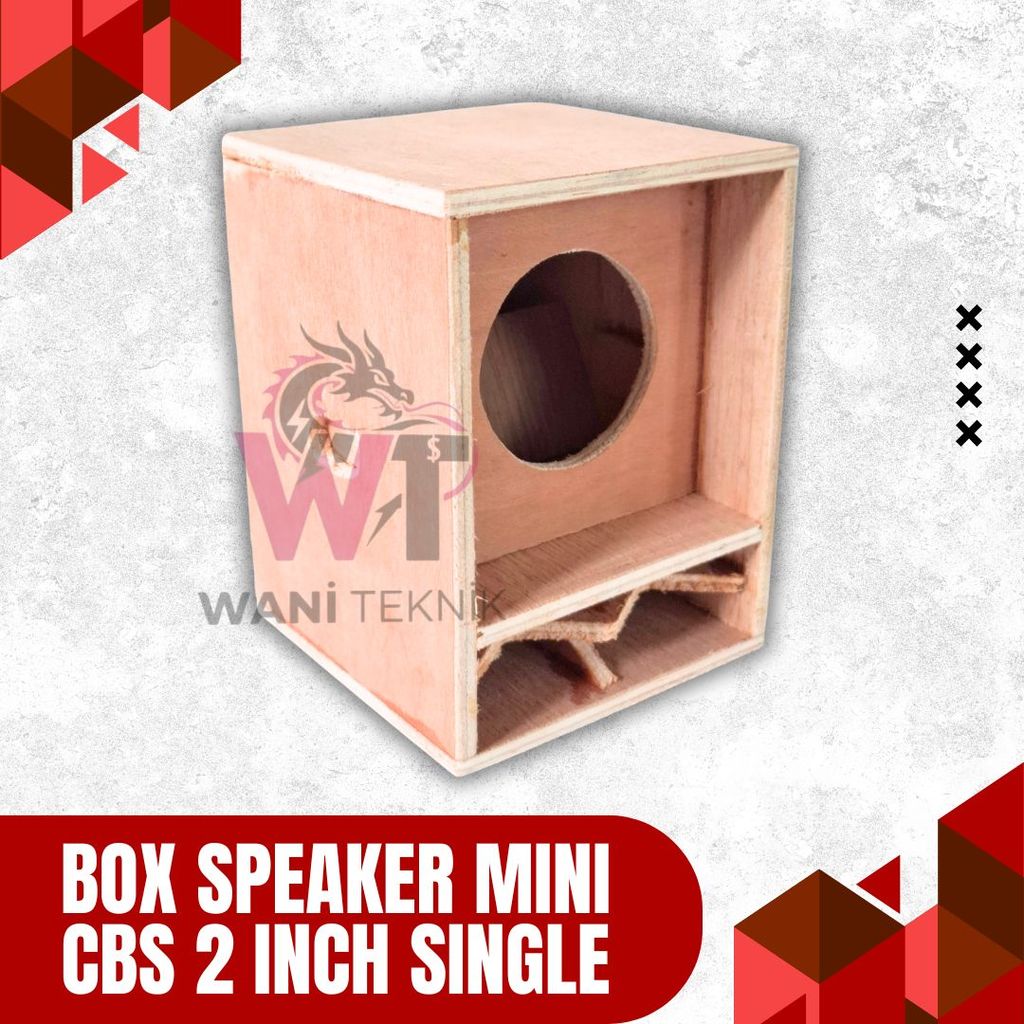 Box Speaker 2 Inch CBS Single Box Audio Kosongan