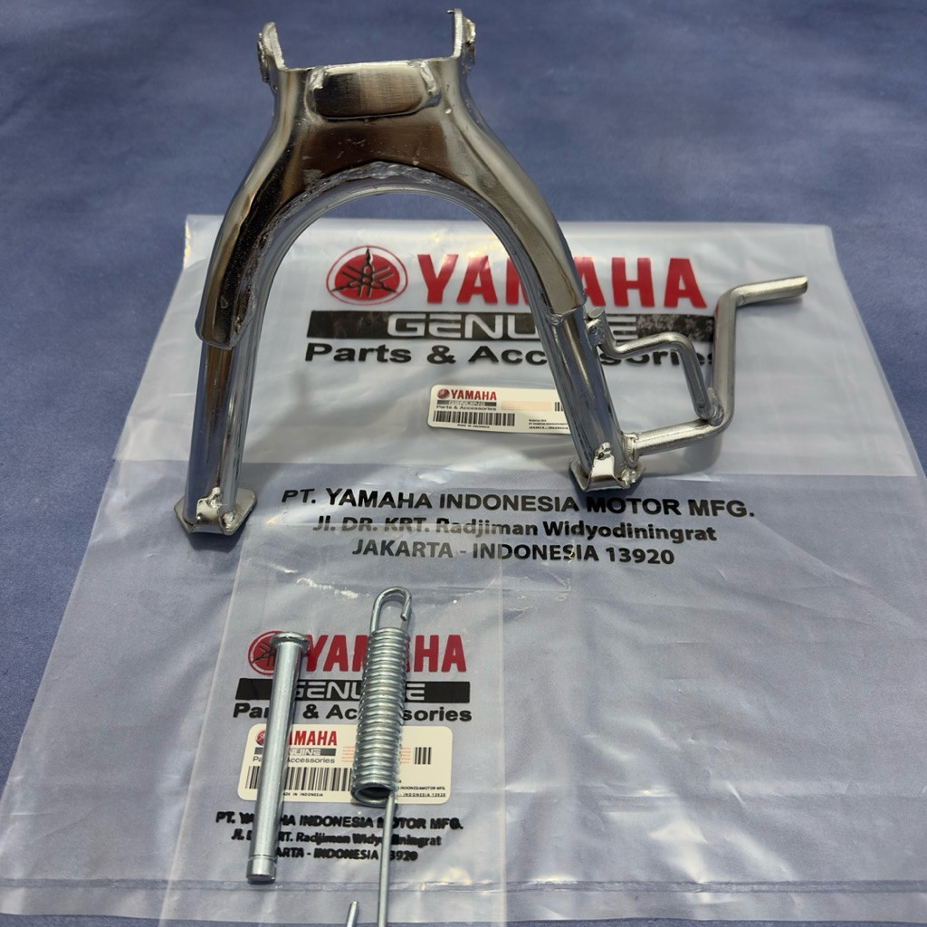 STANDAR TENGAH MIO  FULLSET SPORTY MIO SMILE NOUVO STANDAR CHROME ORIGINAL