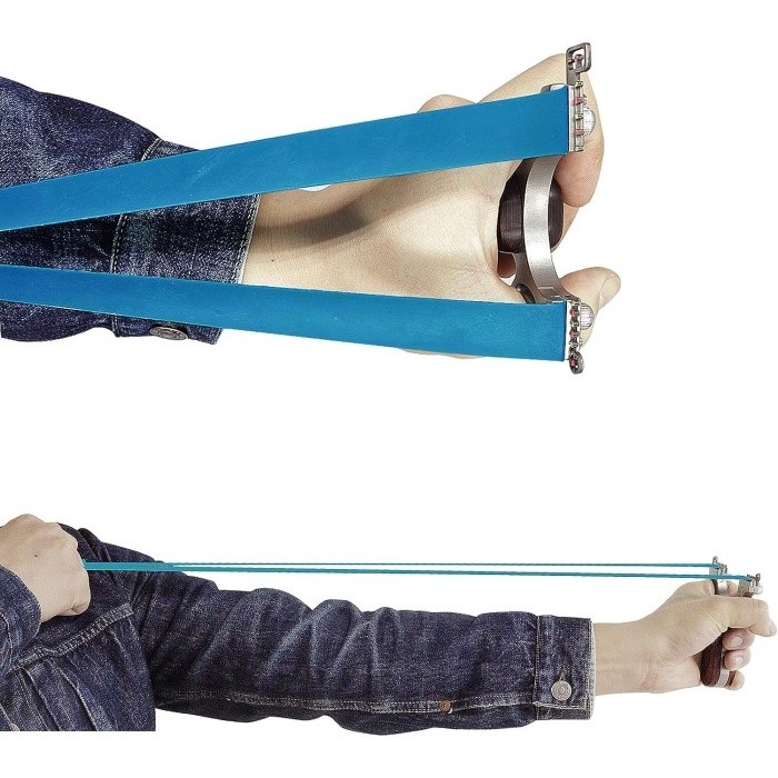 Karet Elastic Band Tali Ketapel Biru 0.8mm Kuat