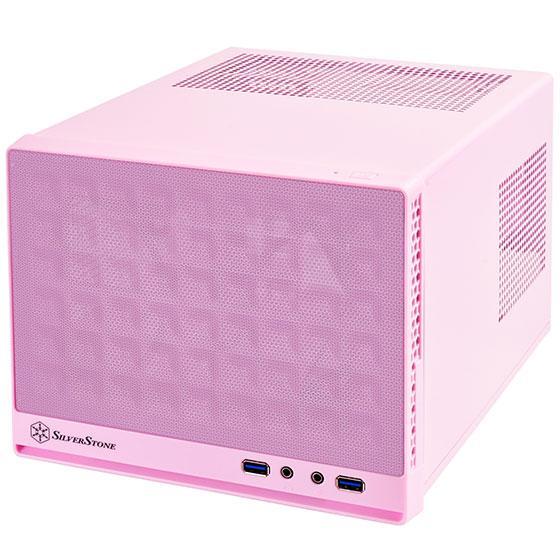 CASING SILVERSTONE SUGO SG-13 -MINI ITX CASE Black,k,White - Merah Muda