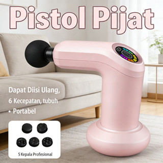 Bergetar Pijat Pistol Pistol Alat Pijat Listrik Ulang Dapat Alat Pijat Portabel