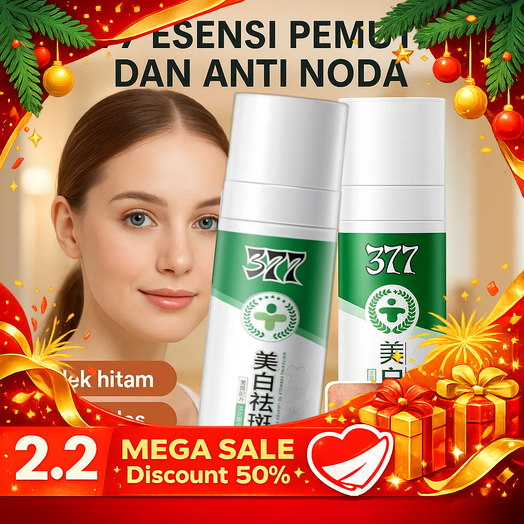 [ Pengiriman Cepat 24 Jam ]  377 Esensi Pemutih Anti Flek/Serum Pencerah Wajah Alami Essence Penghil