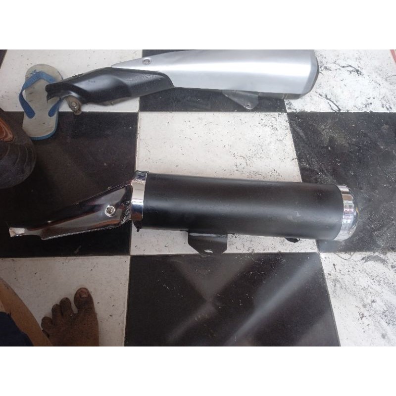 silincer knalpot ninja 250 karbu original
