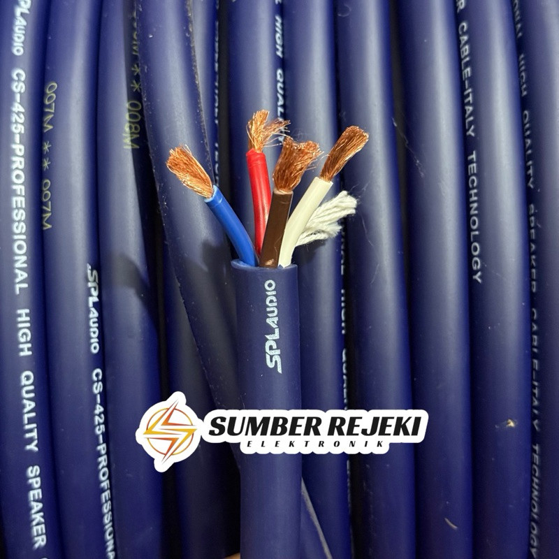 Kabel Speaker SPL Audio 4x2,5 CS425 Eceran Harga Per Meter