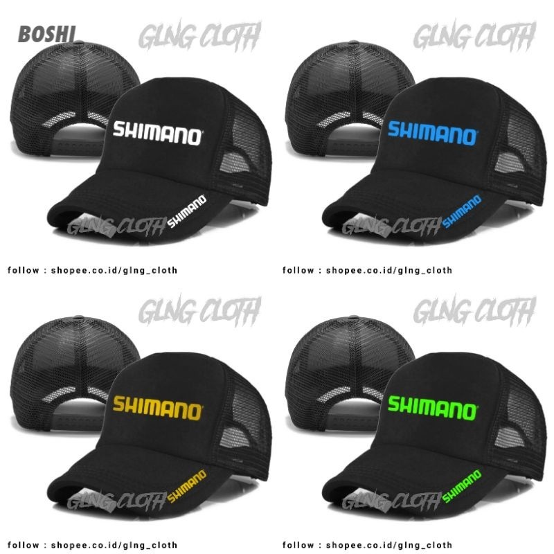 Topi Shimano Trucker Jaring - Topi Mancing Shimano