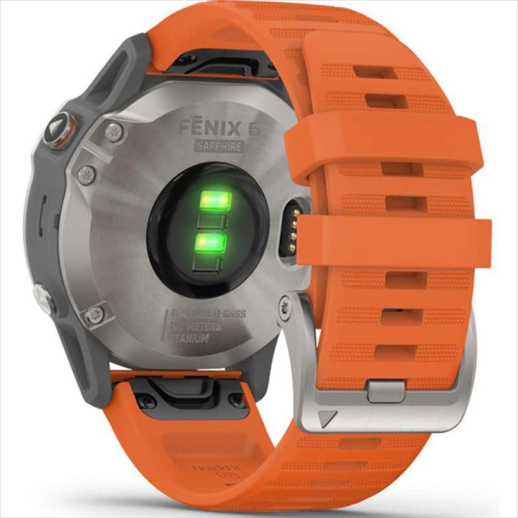 Garmin fenix 6 Multisport GPS Smartwatch Ember Orange Band
