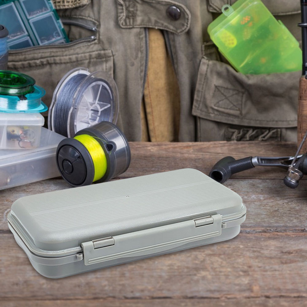 Waterproof Fly Fishing Box TwoSided Fly Fishing Box Fly Fishing Baits Storage Case Storage Organizer
