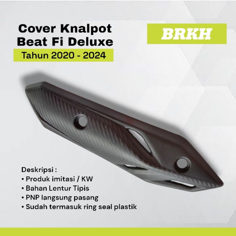Pelindung Knalpot Honda Beat Fi 2020 2021 2022 2023 Cover Tameng Tutup Knalpot