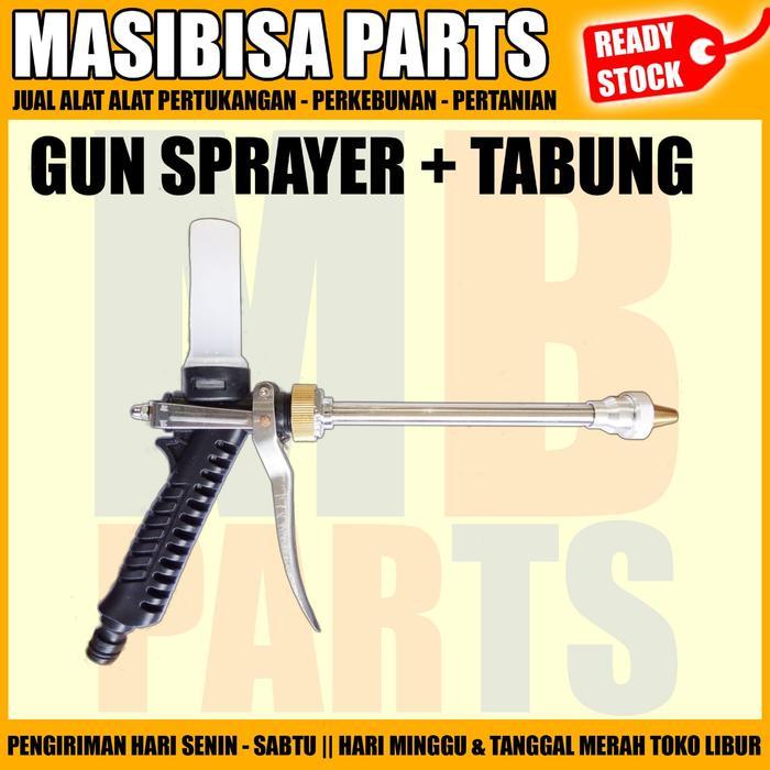 STIK / GUN SPRAYER CUCI MOBIL + TABUNG SABUN