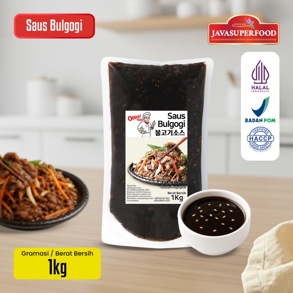 Saus bulgogi korea 1Kg / Sauce bulgogi saus daging BBQ STEAK Halal