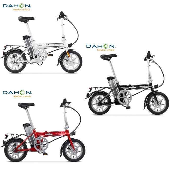 Sepeda Lipat Electric Dahon Sepeda Listrik 14 Inch New Version Ori - Putih - Merah